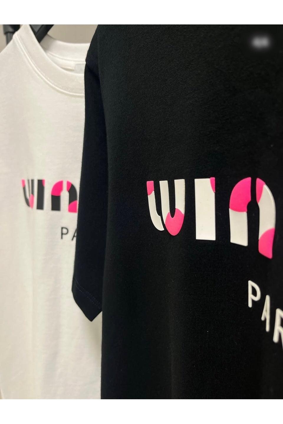 MICALLE MICALLE-Logo Print Short Sleeve Tee-NOWALL