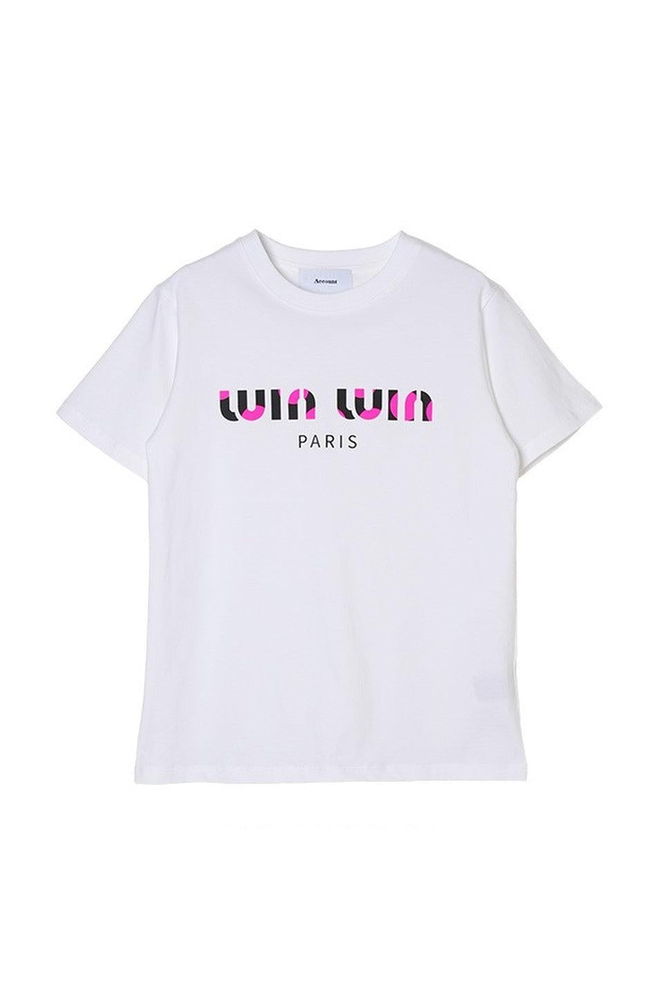 MICALLE MICALLE-Logo Print Short Sleeve Tee-NOWALL