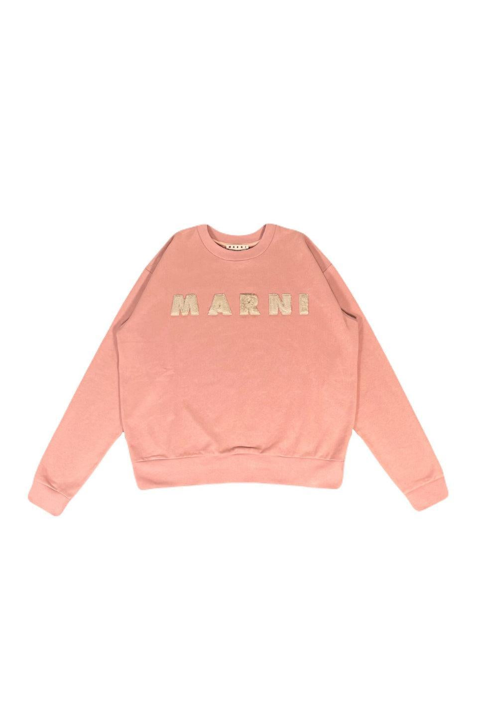 MARNI / マルニ | 2022SS | ロゴプリント 長袖 コットン カットソー  