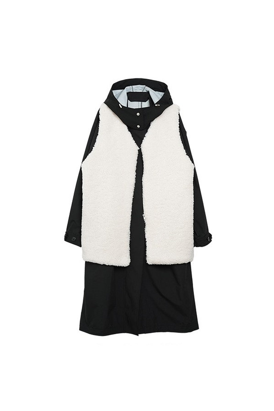 MICALLE MICALLE-Long Boa Mods Coat-NOWALL