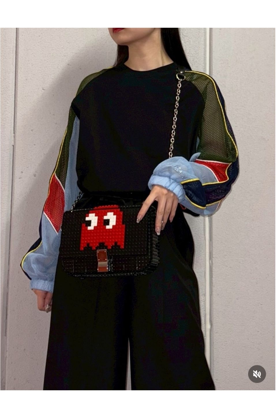 MICALLE MICALLE-Long Sleeve Mesh Docking Trainer-NOWALL