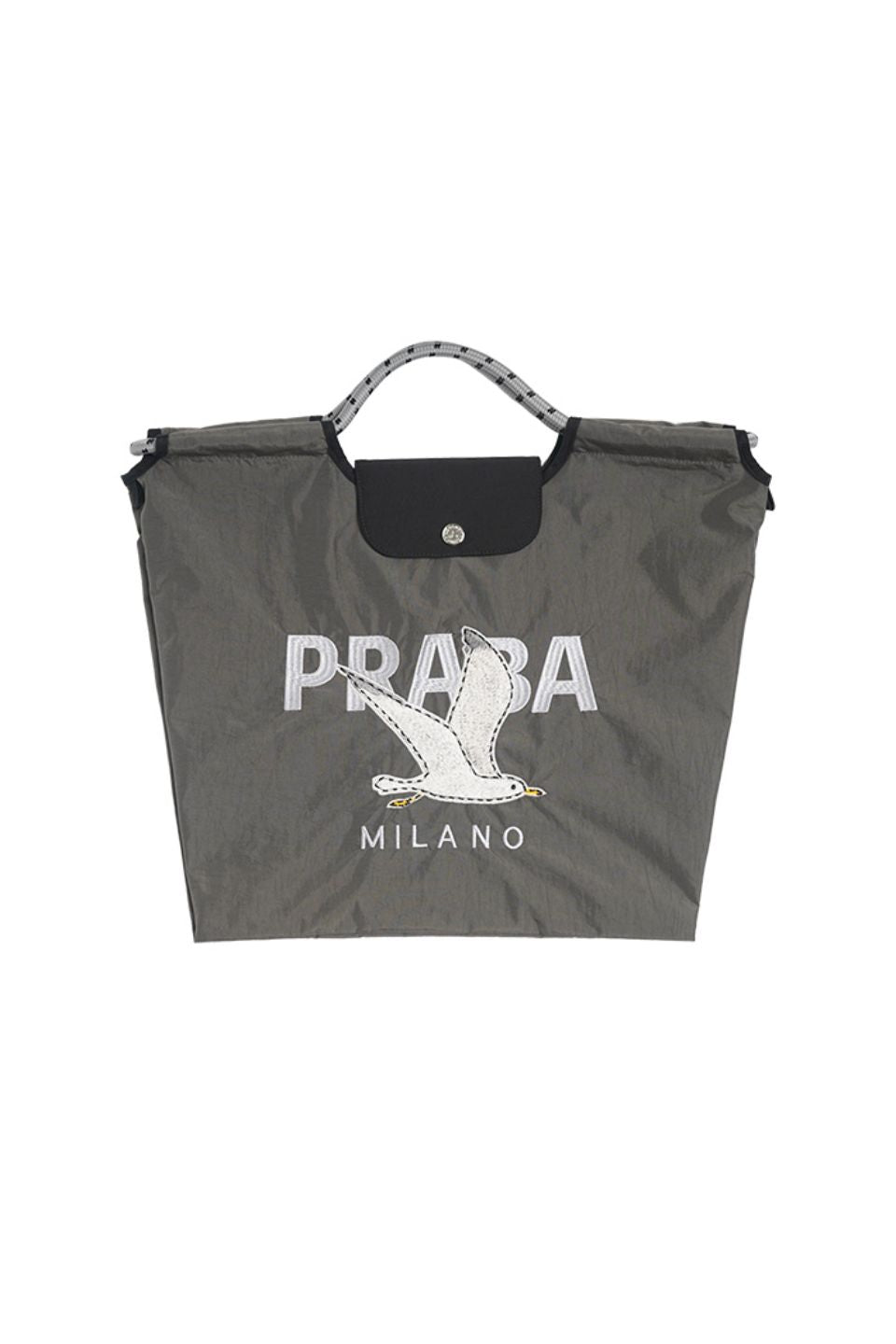 SEAGUL MOTIF FLAP BAG