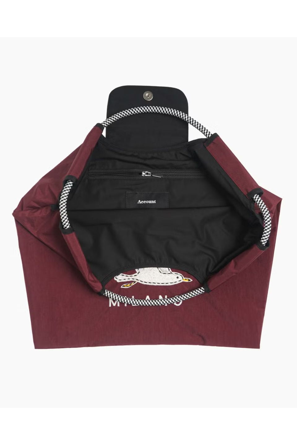 SEAGUL MOTIF FLAP BAG