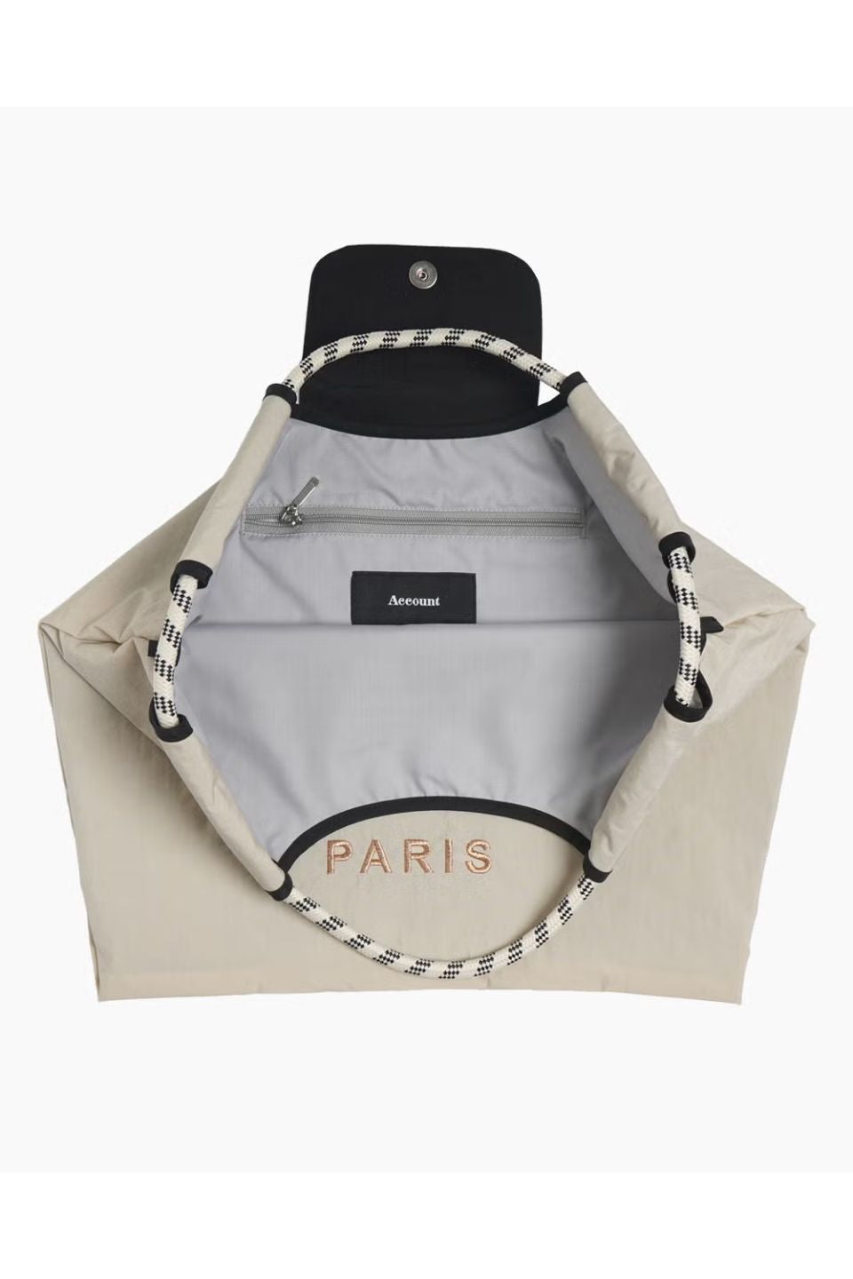 SPIRAL SHELL MOTIF FLAP BAG