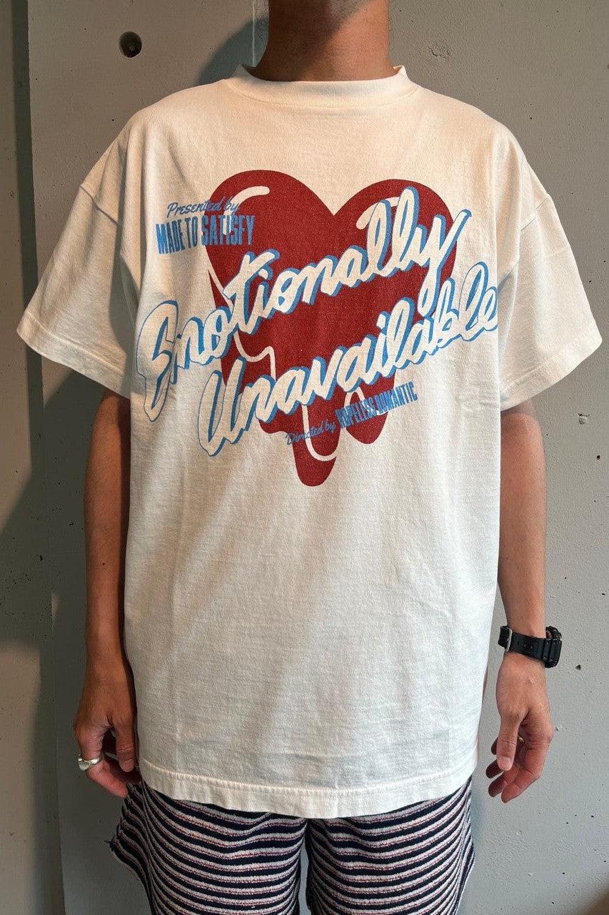 EMOTIONALLY UNAVAILABLE-MADE TO SATISIFY TEE-NOWALL