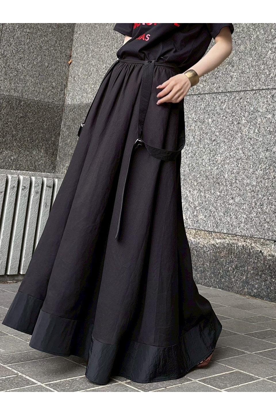 2WAY Suspender Flare Skirt