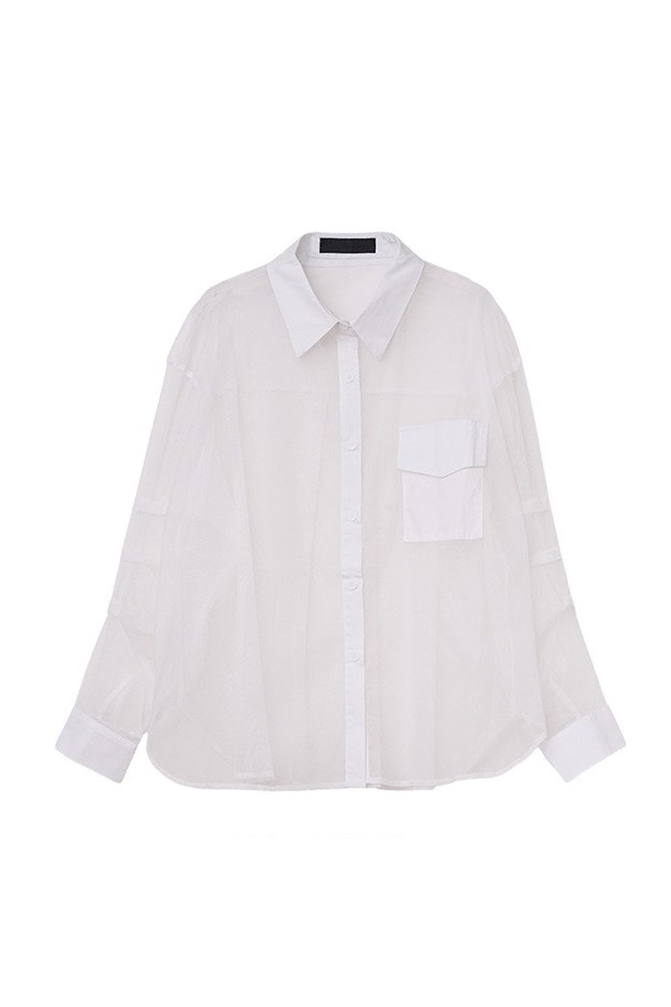 Sheer Oversized Shirt