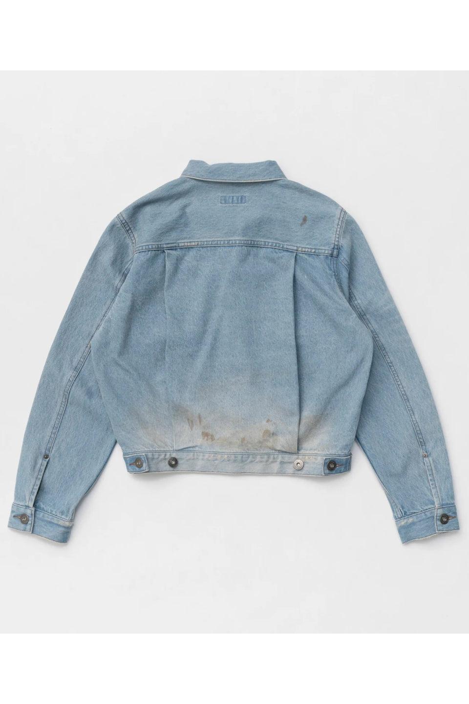 MAISON SPECIAL-Mud Draw Ring Die Denim Jacket-NOWALL