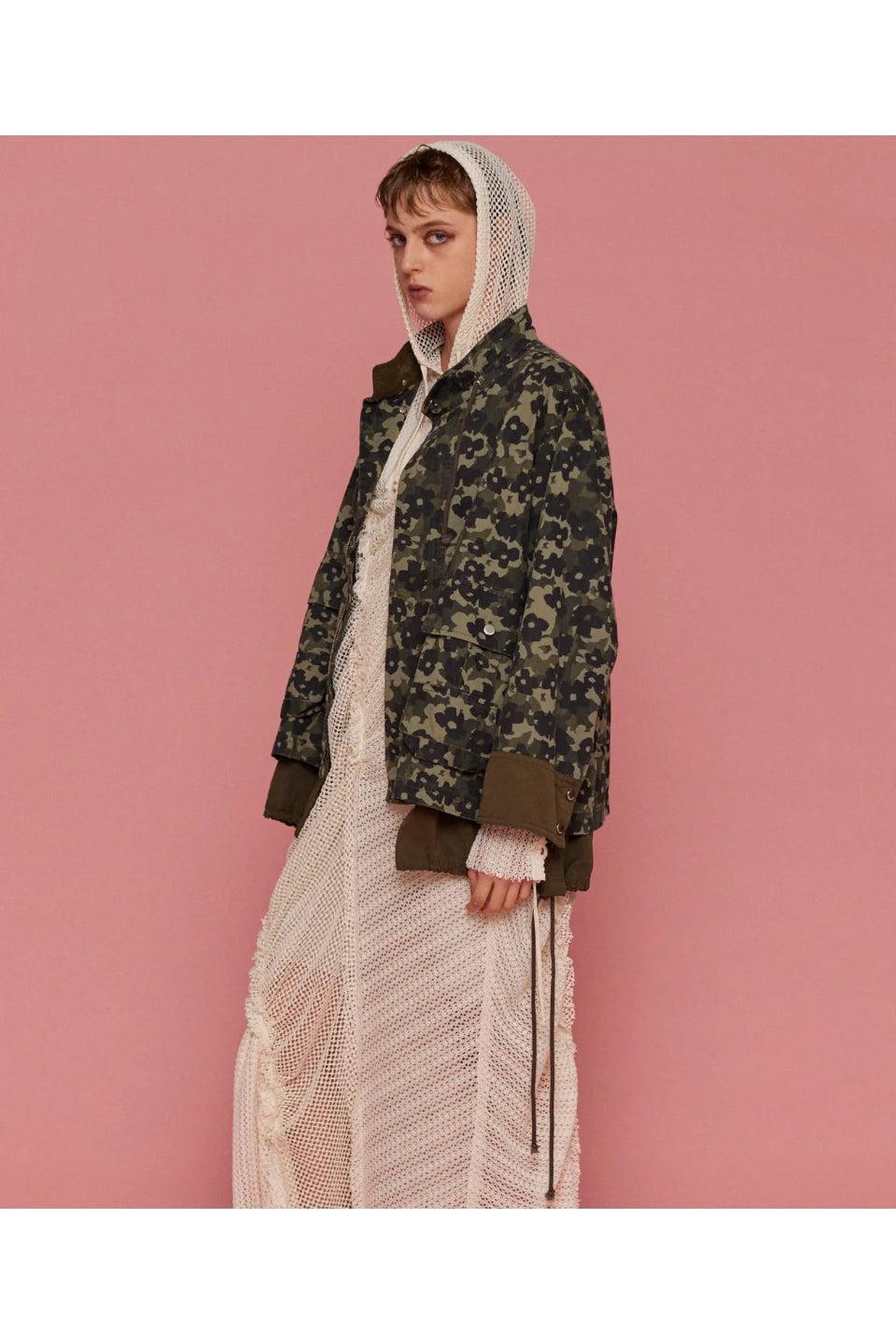 MAISON SPECIAL-Multi Fabric Utility Coat-NOWALL