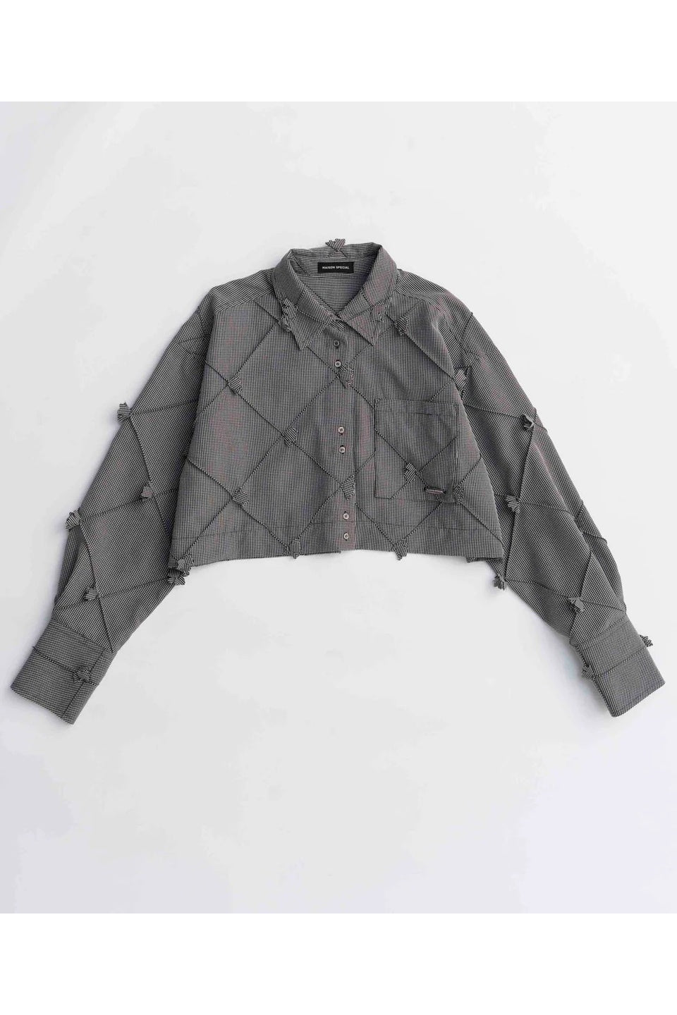 MAISON SPECIAL-Multiway Fly Flower Shirt-NOWALL