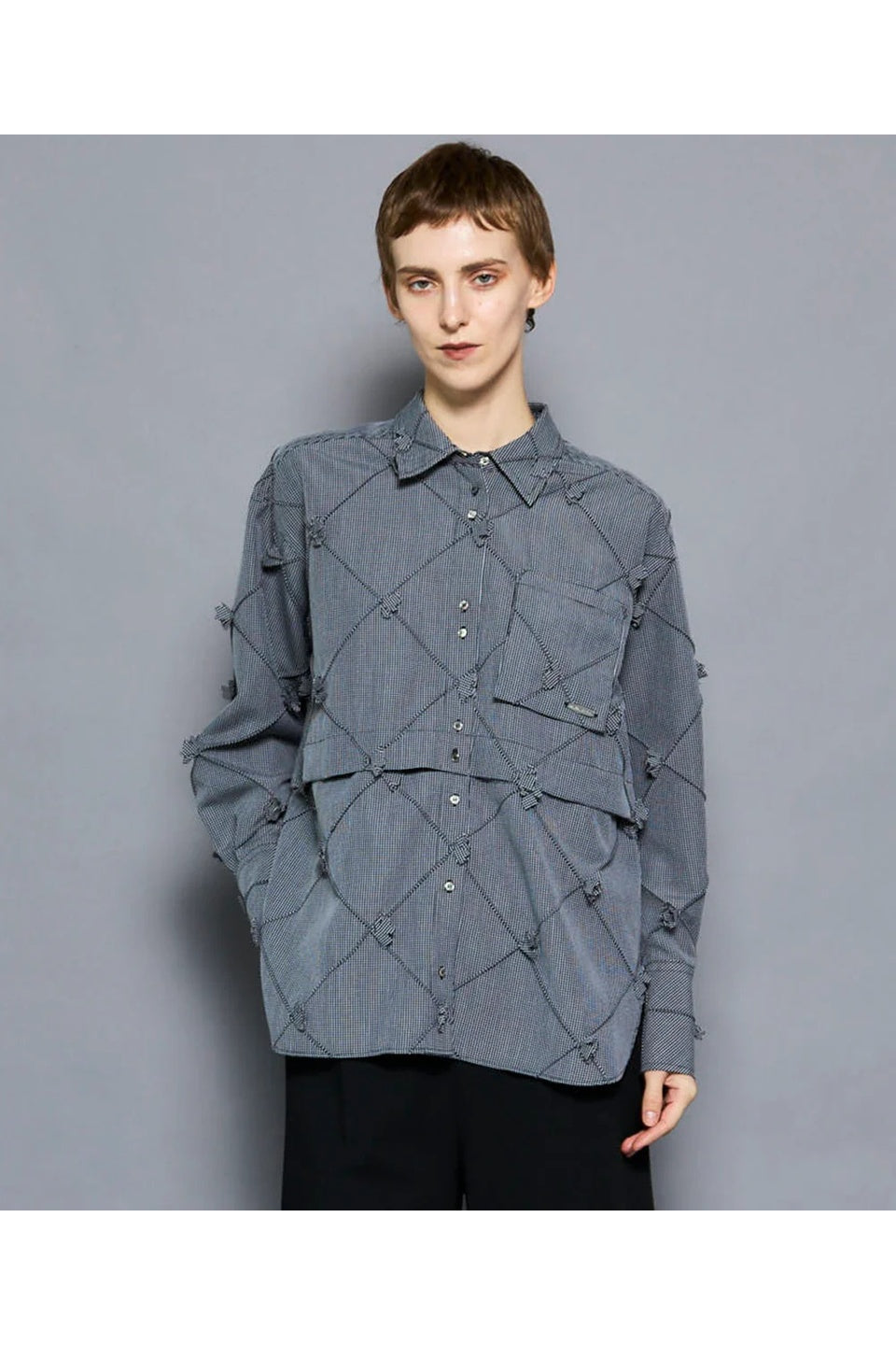 MAISON SPECIAL-Multiway Fly Flower Shirt-NOWALL