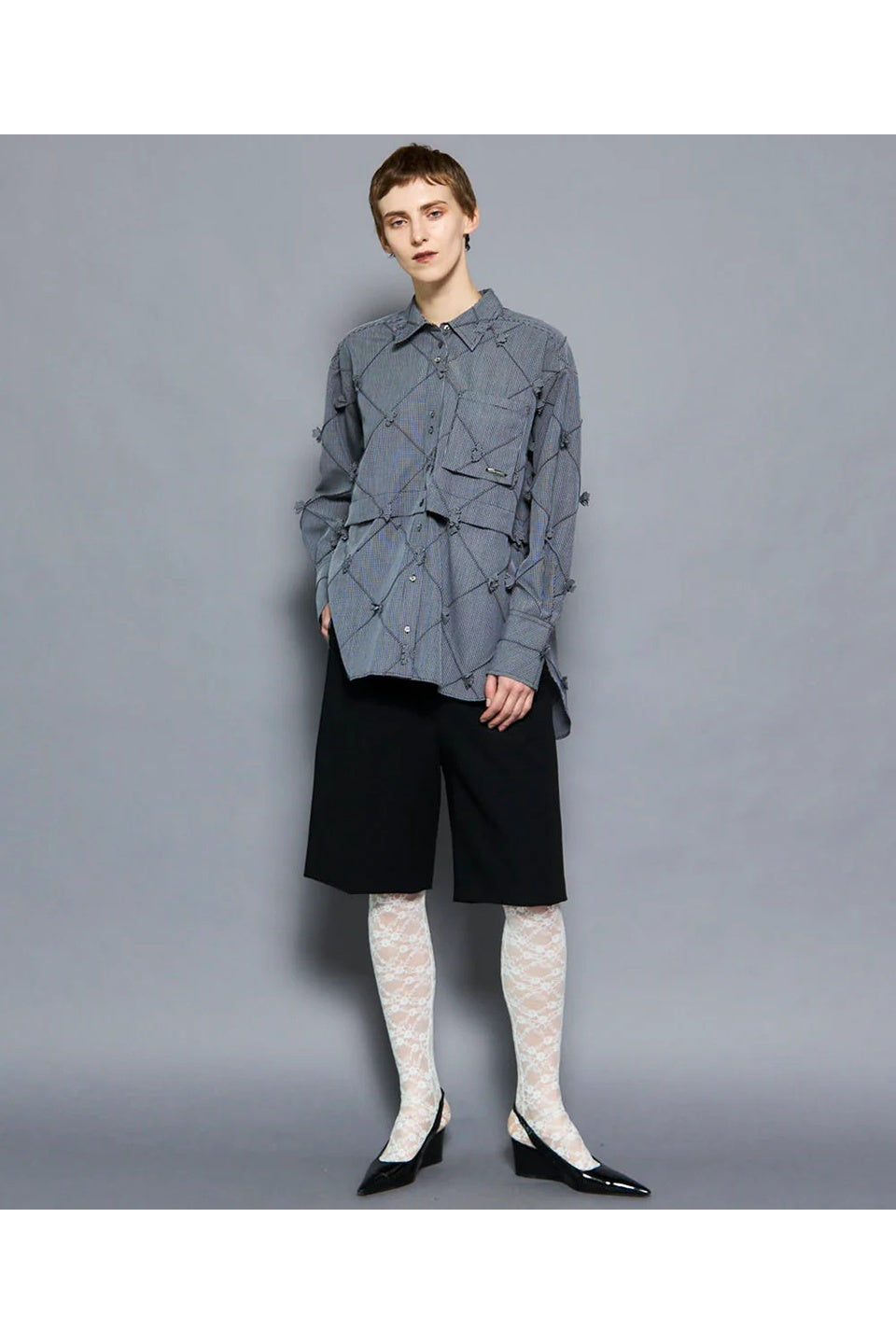MAISON SPECIAL-Multiway Fly Flower Shirt-NOWALL