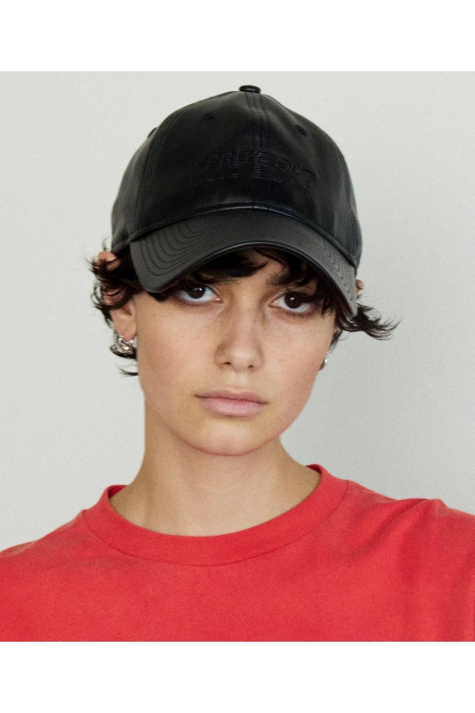 MAISON SPECIAL-NEW ERA Collaboration PRIZE OUT Logo Vegan Leather Cap-NOWALL