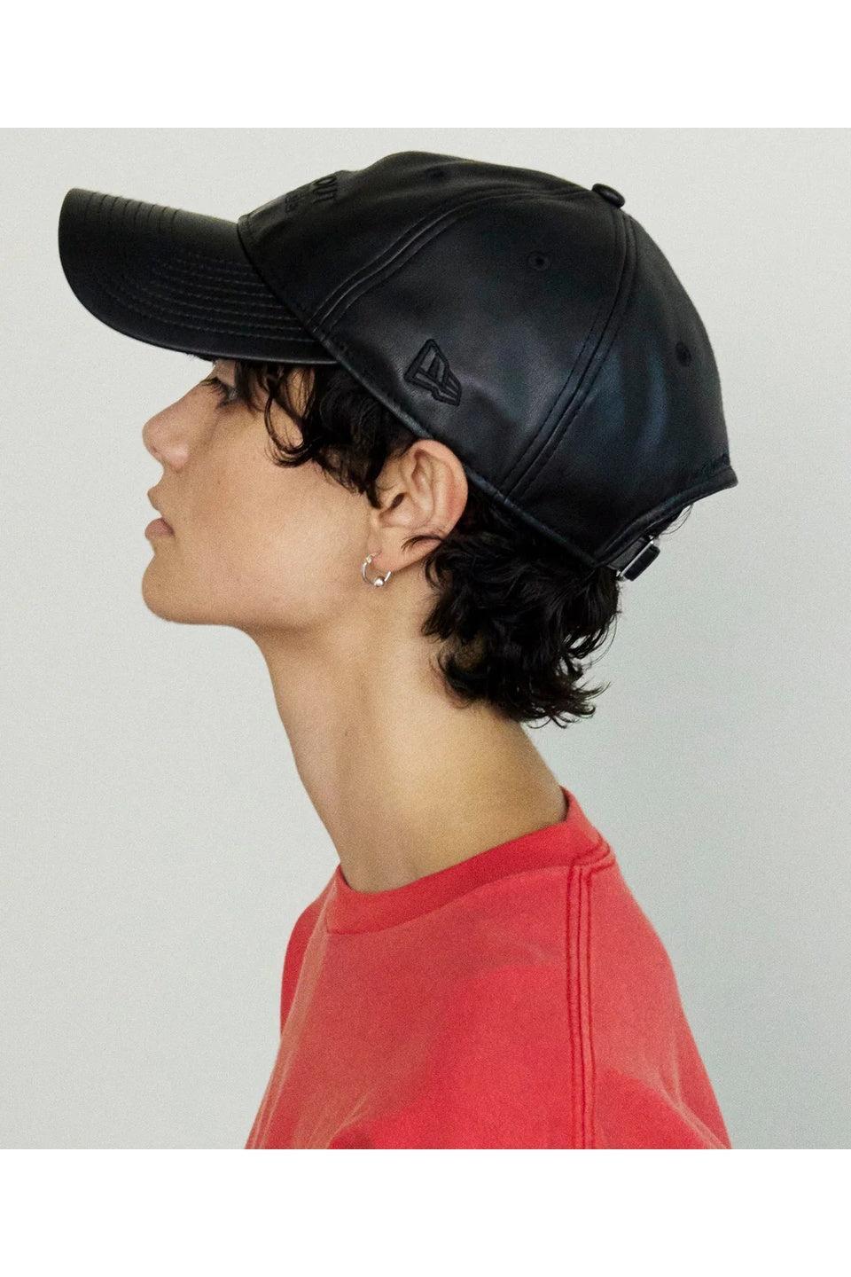 MAISON SPECIAL-NEW ERA Collaboration PRIZE OUT Logo Vegan Leather Cap-NOWALL