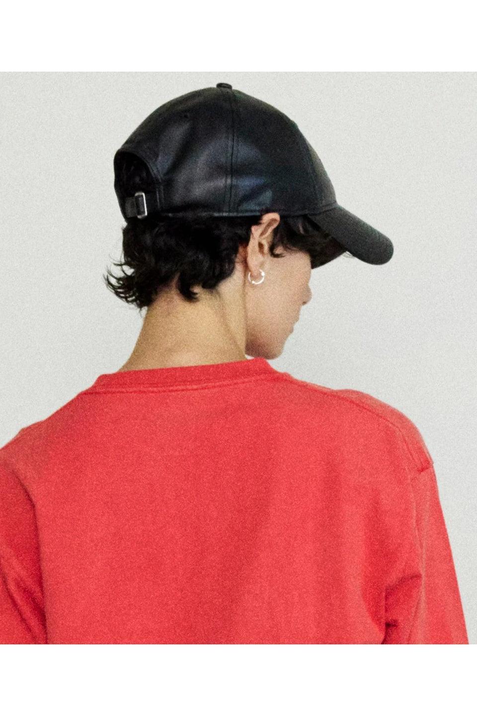MAISON SPECIAL-NEW ERA Collaboration PRIZE OUT Logo Vegan Leather Cap-NOWALL