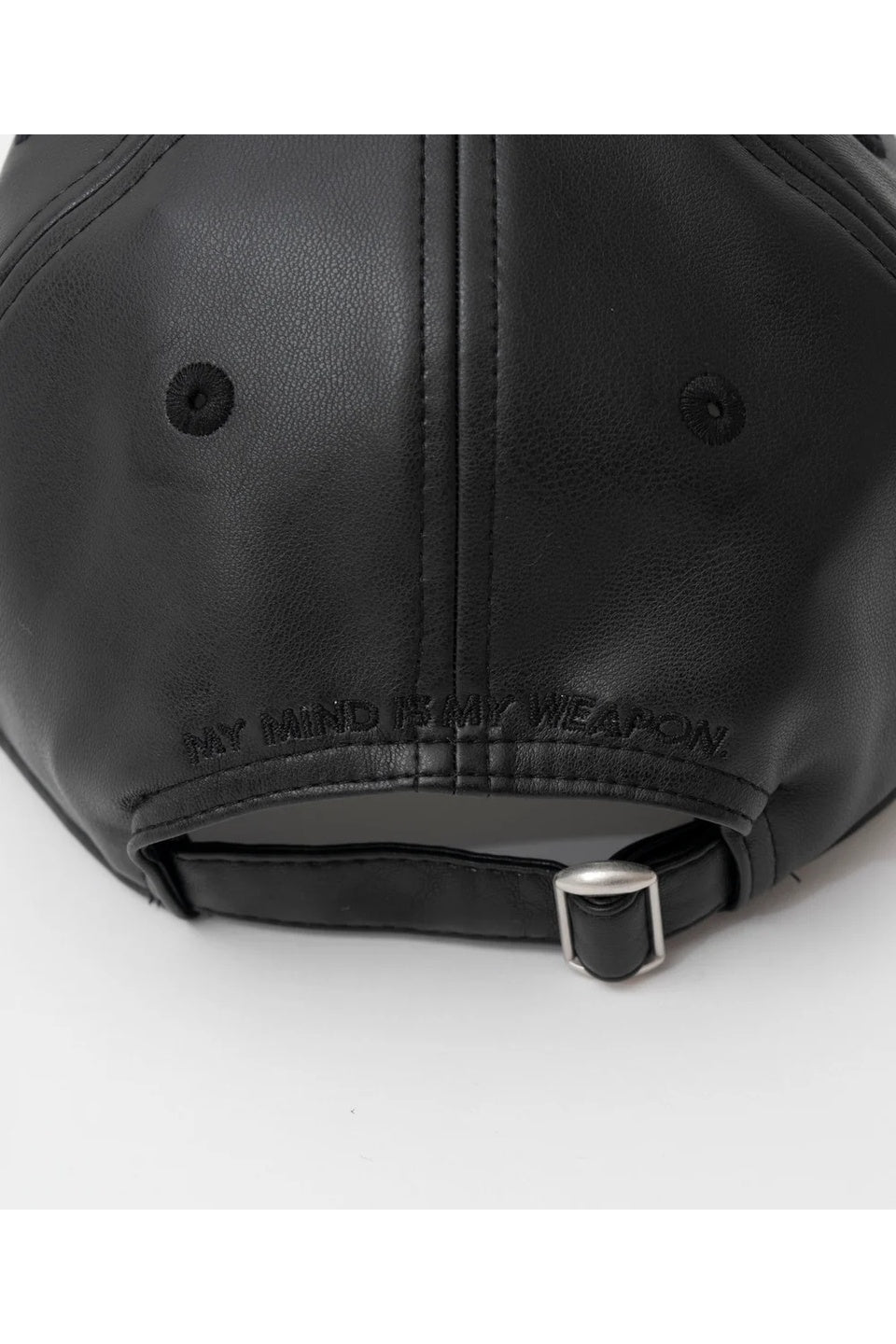 MAISON SPECIAL-NEW ERA Collaboration PRIZE OUT Logo Vegan Leather Cap-NOWALL