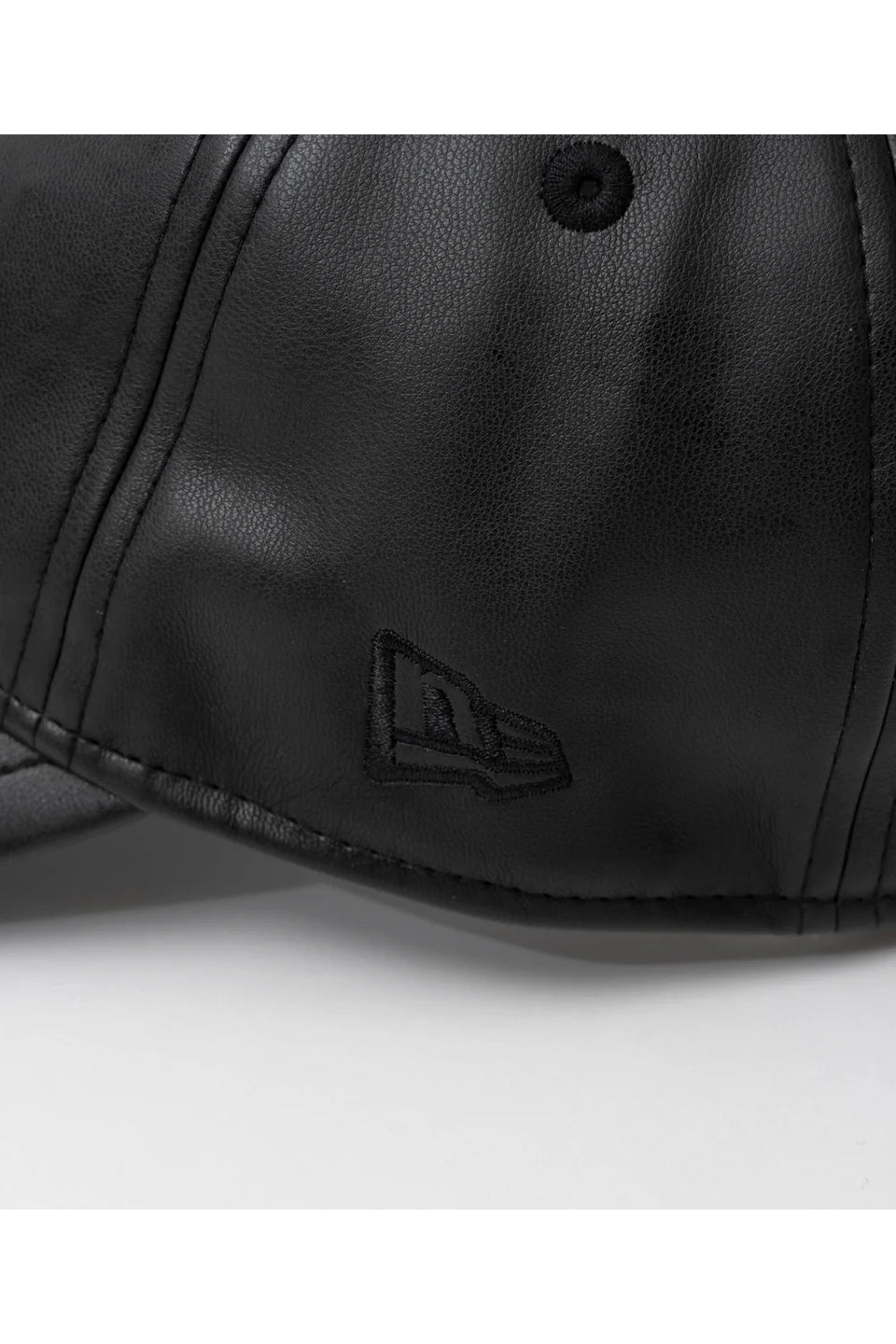 MAISON SPECIAL-NEW ERA Collaboration PRIZE OUT Logo Vegan Leather Cap-NOWALL