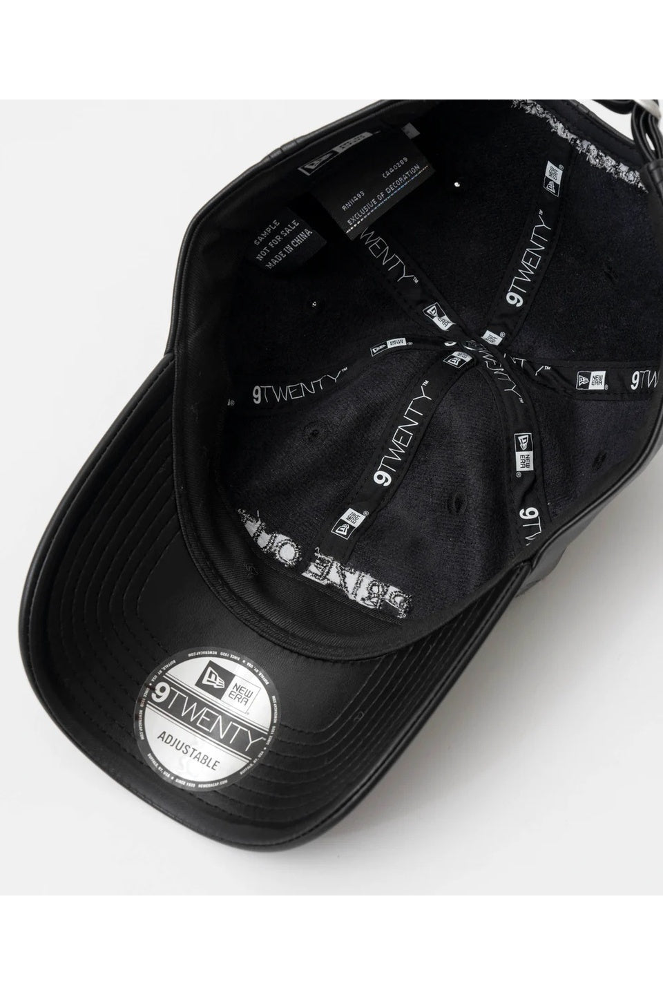 MAISON SPECIAL-NEW ERA Collaboration PRIZE OUT Logo Vegan Leather Cap-NOWALL