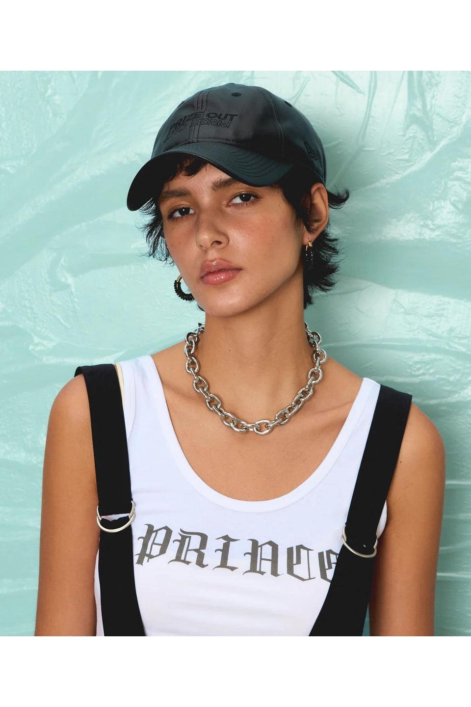 MAISON SPECIAL-NEW ERA Collaboration PRIZE OUT Logo Vegan Leather Cap-NOWALL