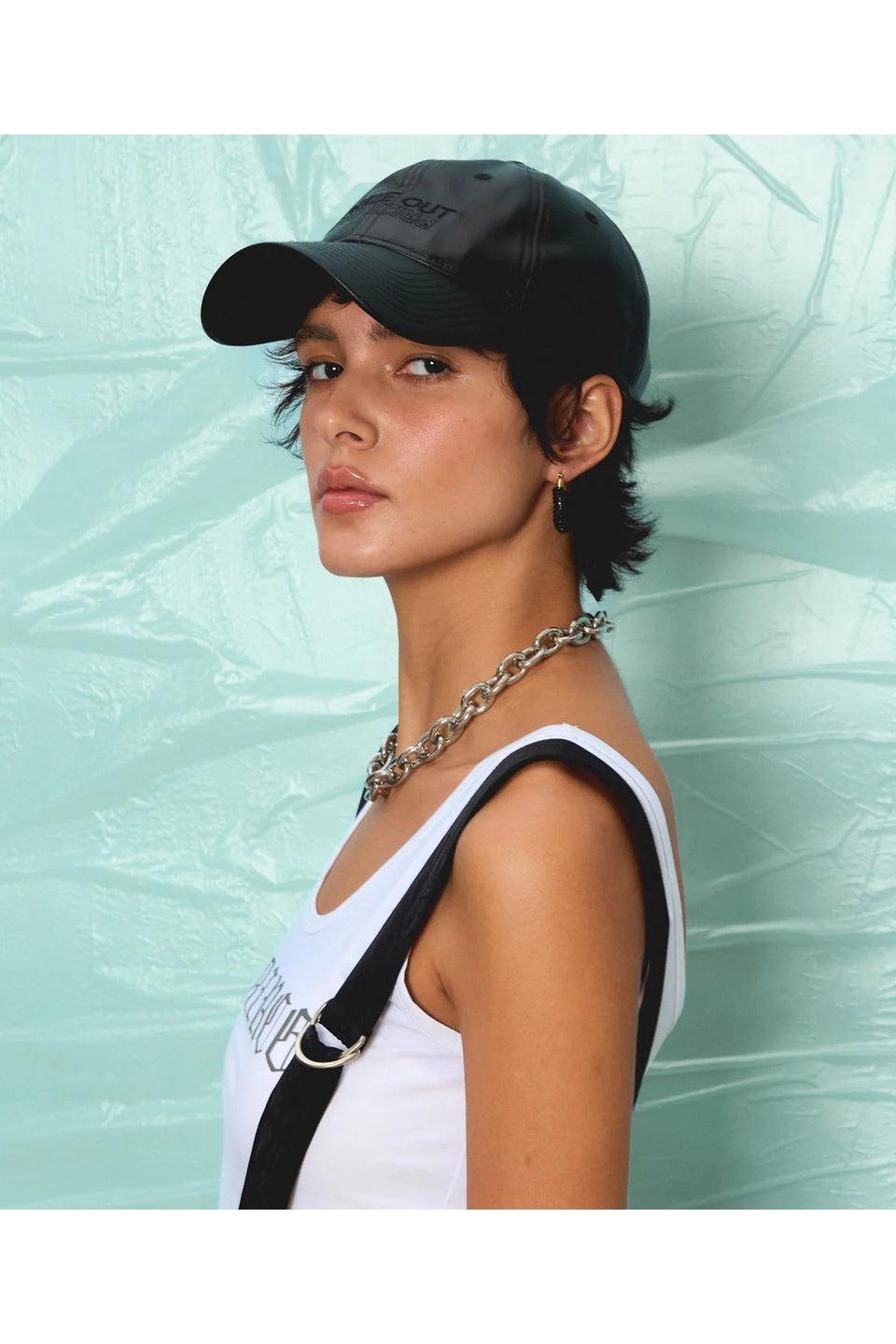 MAISON SPECIAL-NEW ERA Collaboration PRIZE OUT Logo Vegan Leather Cap-NOWALL