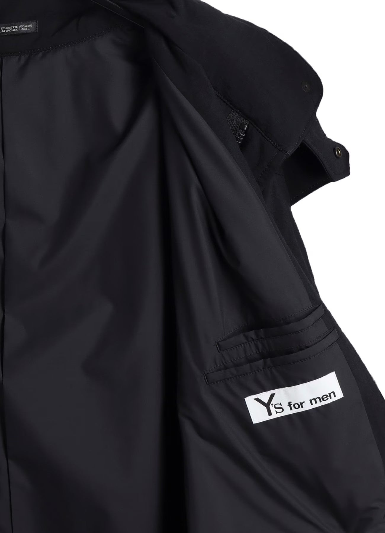 Y's for men-NYLON TASLAN MOD COAT WITH THINSULATE-NOWALL