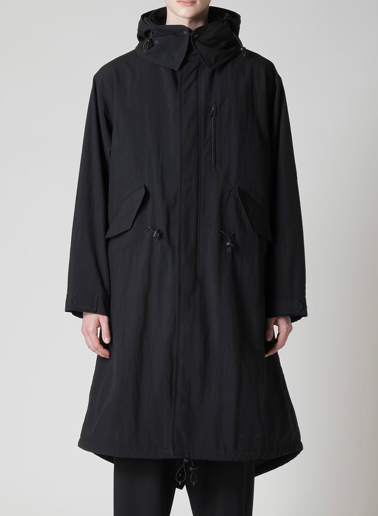 Y's for men-NYLON TASLAN MOD COAT WITH THINSULATE-NOWALL