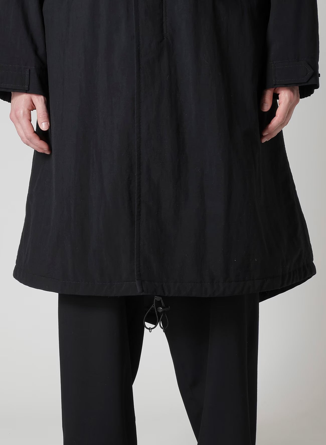 Y's for men-NYLON TASLAN MOD COAT WITH THINSULATE-NOWALL