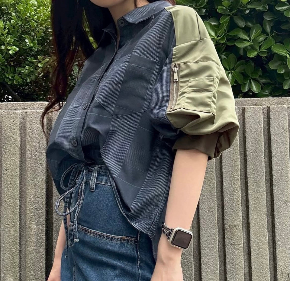 MICALLE MICALLE-Nylon Docking Shirt-NOWALL