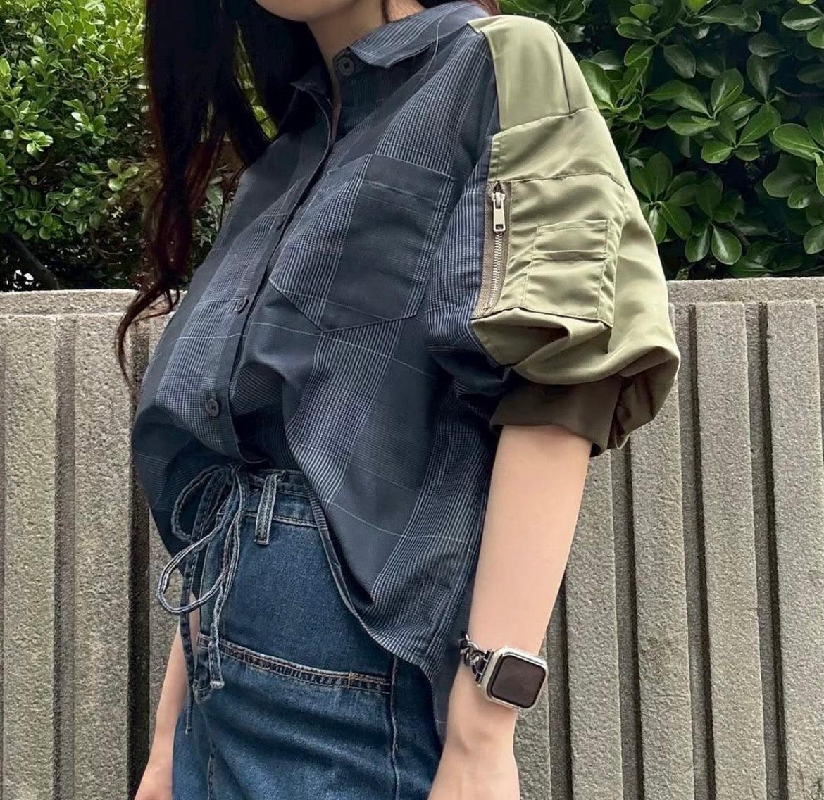 MICALLE MICALLE-Nylon Docking Shirt-NOWALL