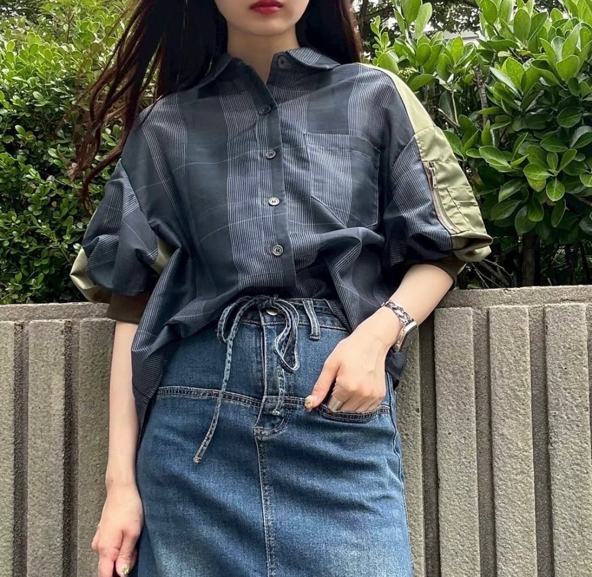 MICALLE MICALLE-Nylon Docking Shirt-NOWALL