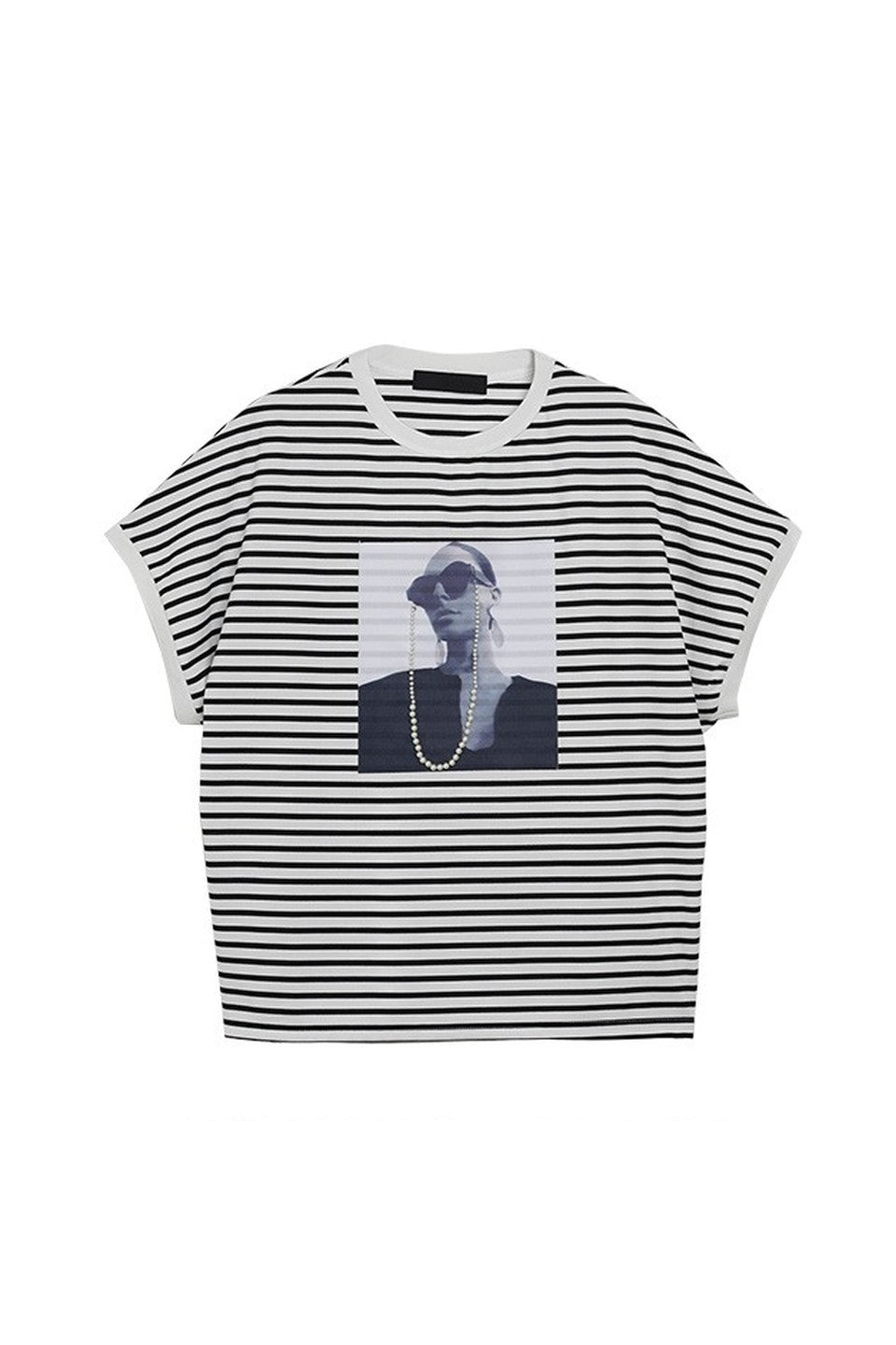 MICALLE MICALLE-Photo Print T-Shirt-NOWALL