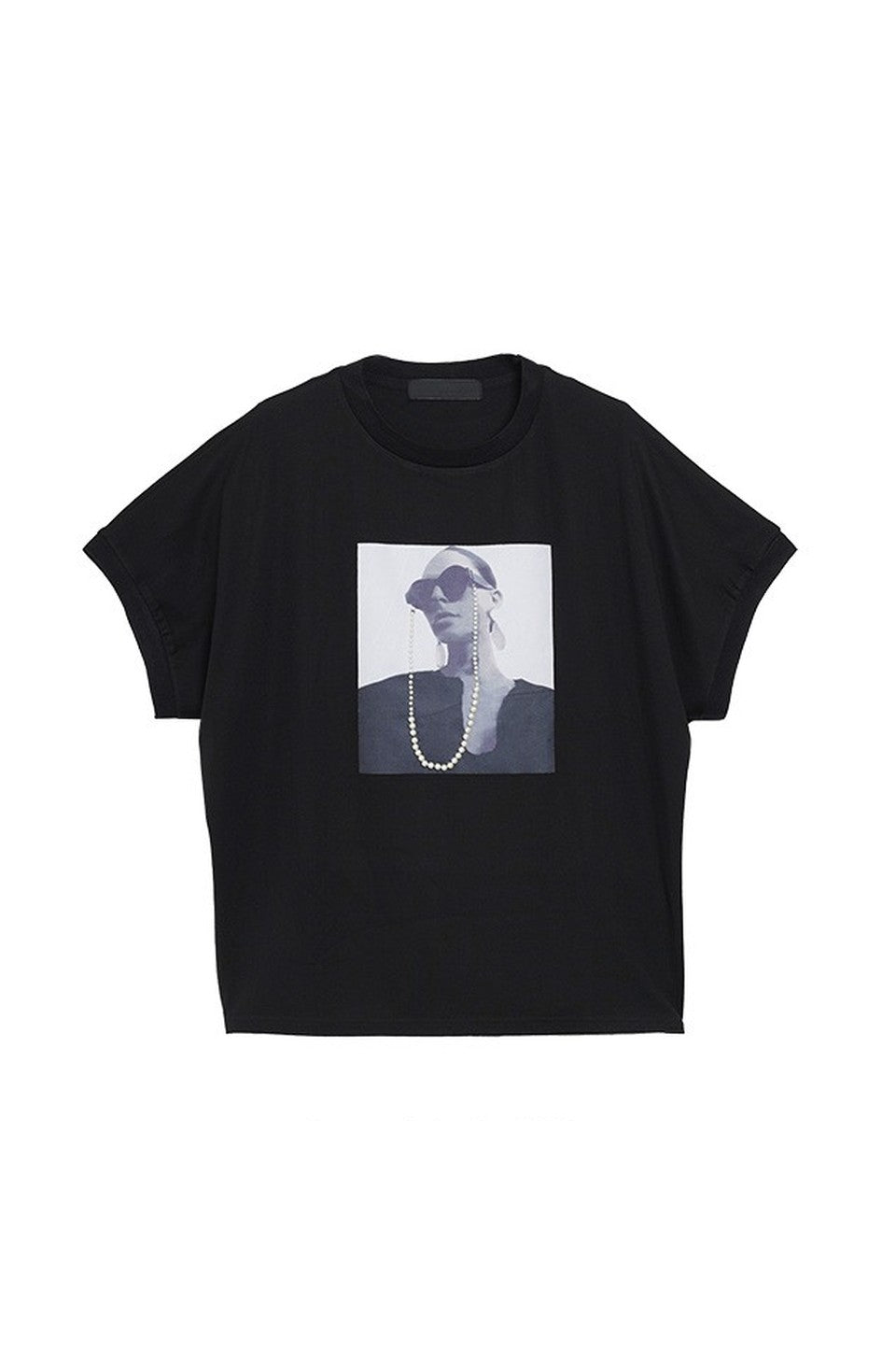 MICALLE MICALLE-Photo Print T-Shirt-NOWALL