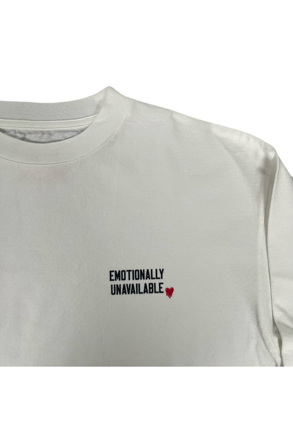 EMOTIONALLY UNAVAILABLE-Plain LS Tee-NOWALL