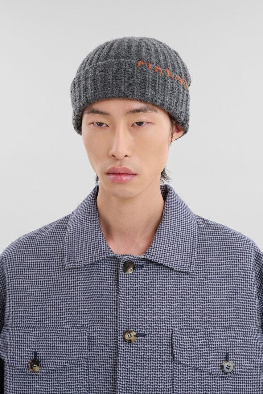 MARNI-RIB BEANIE-NOWALL
