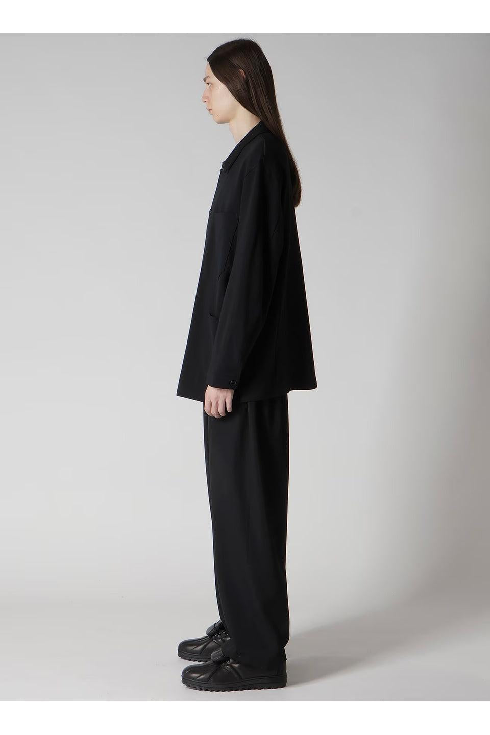 Yohji Yamamoto POUR HOMME-Regulation French Terry Shirt Jacket-NOWALL
