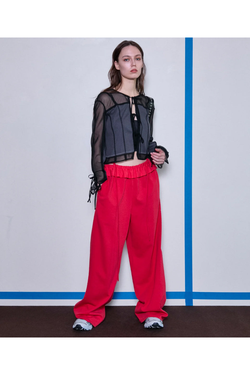 MAISON SPECIAL-Reversible Sheer Cardigan-NOWALL