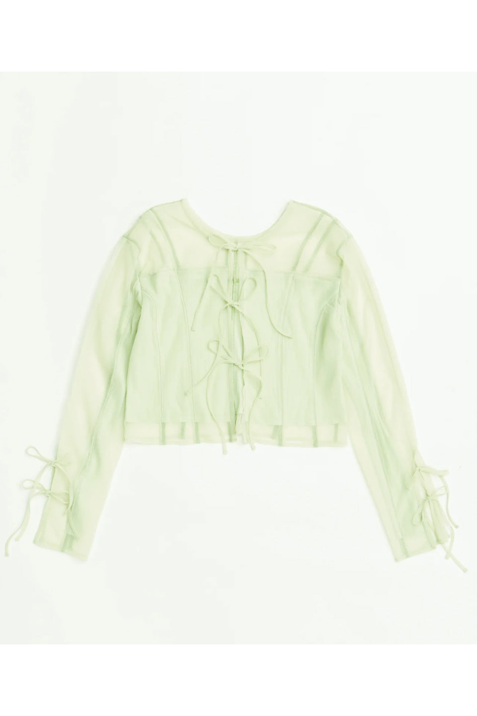 MAISON SPECIAL-Reversible Sheer Cardigan-NOWALL