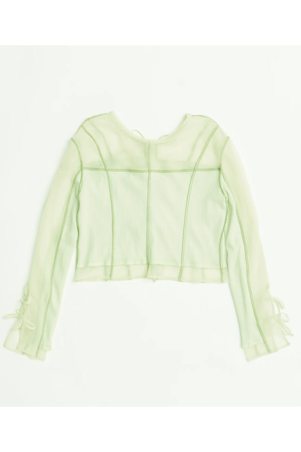MAISON SPECIAL-Reversible Sheer Cardigan-NOWALL