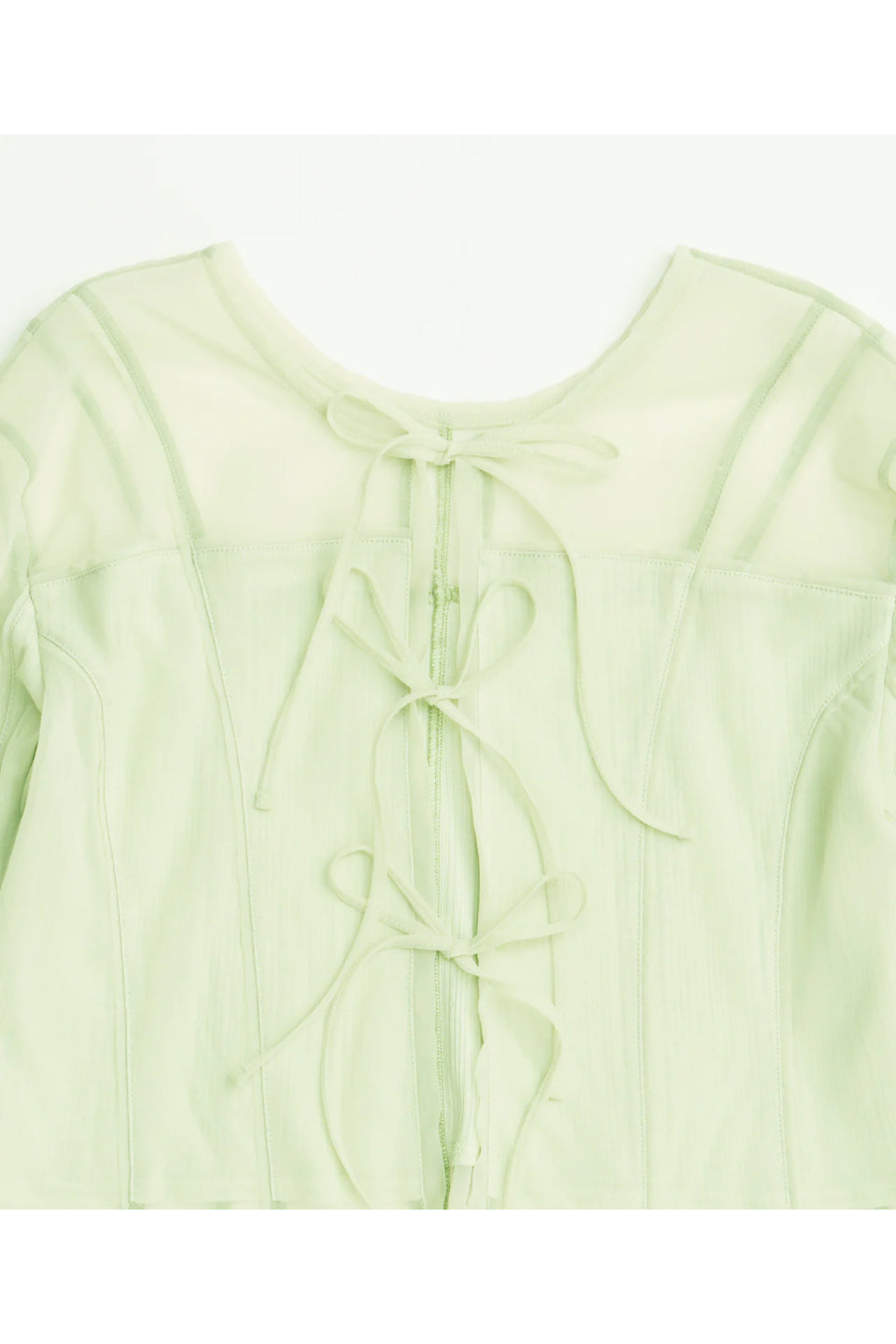 MAISON SPECIAL-Reversible Sheer Cardigan-NOWALL