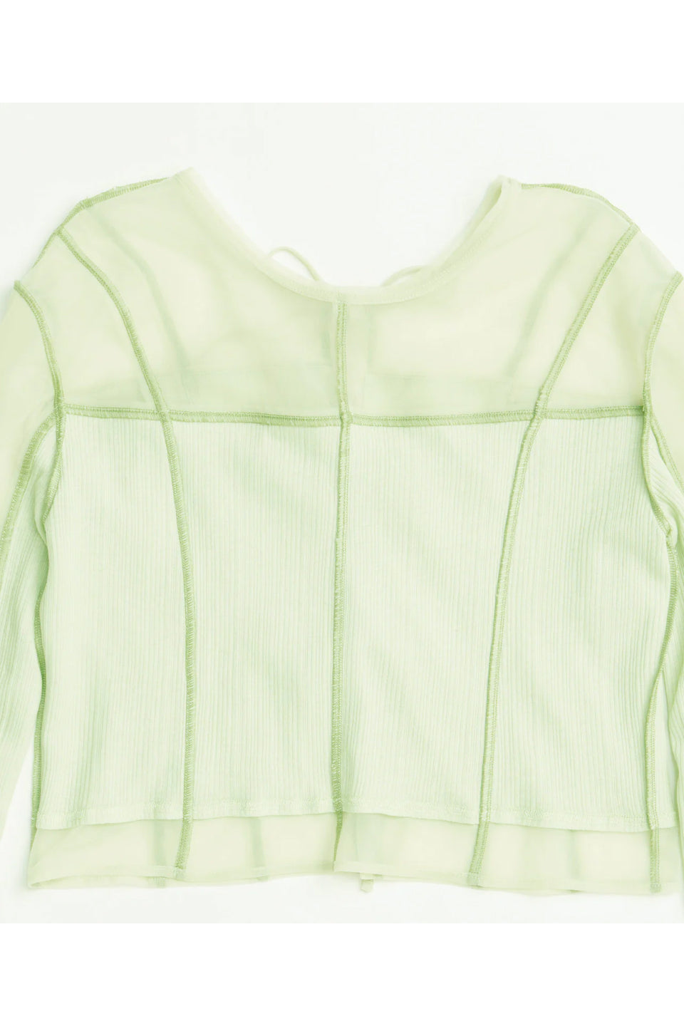 MAISON SPECIAL-Reversible Sheer Cardigan-NOWALL