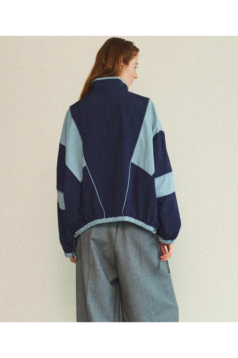 MAISON SPECIAL-Reversible Tulle Docking Track Jacket-NOWALL