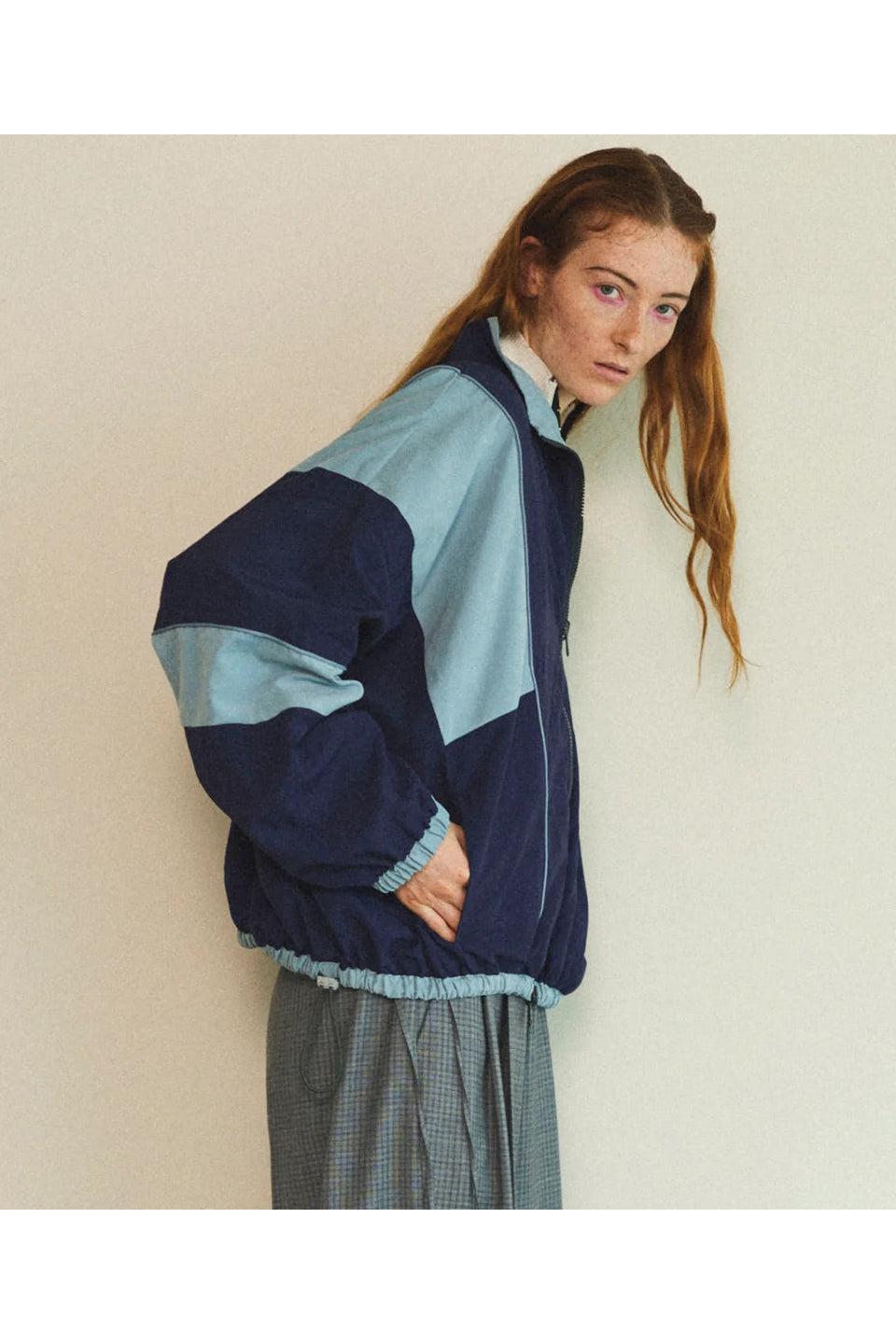 MAISON SPECIAL-Reversible Tulle Docking Track Jacket-NOWALL
