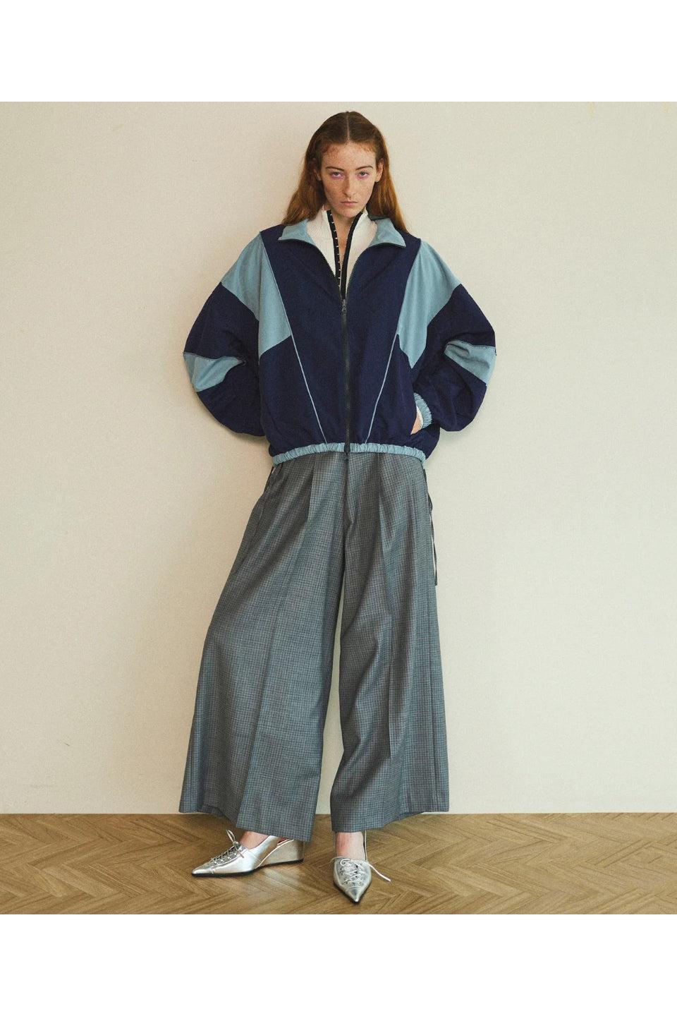 MAISON SPECIAL-Reversible Tulle Docking Track Jacket-NOWALL
