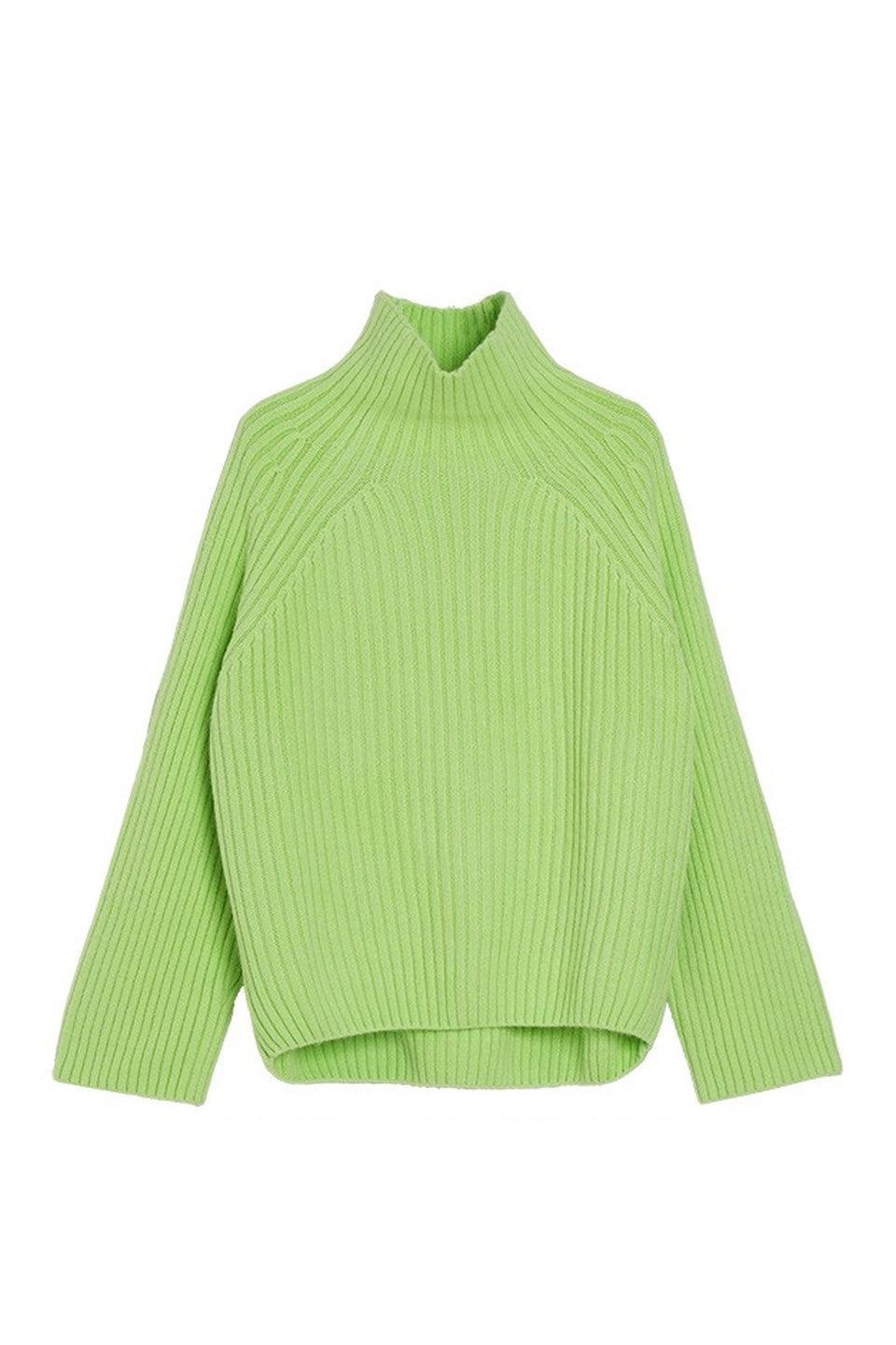MICALLE MICALLE-Rib Knit Sweater-NOWALL