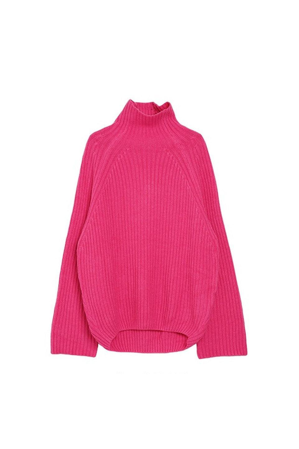 MICALLE MICALLE-Rib Knit Sweater-NOWALL