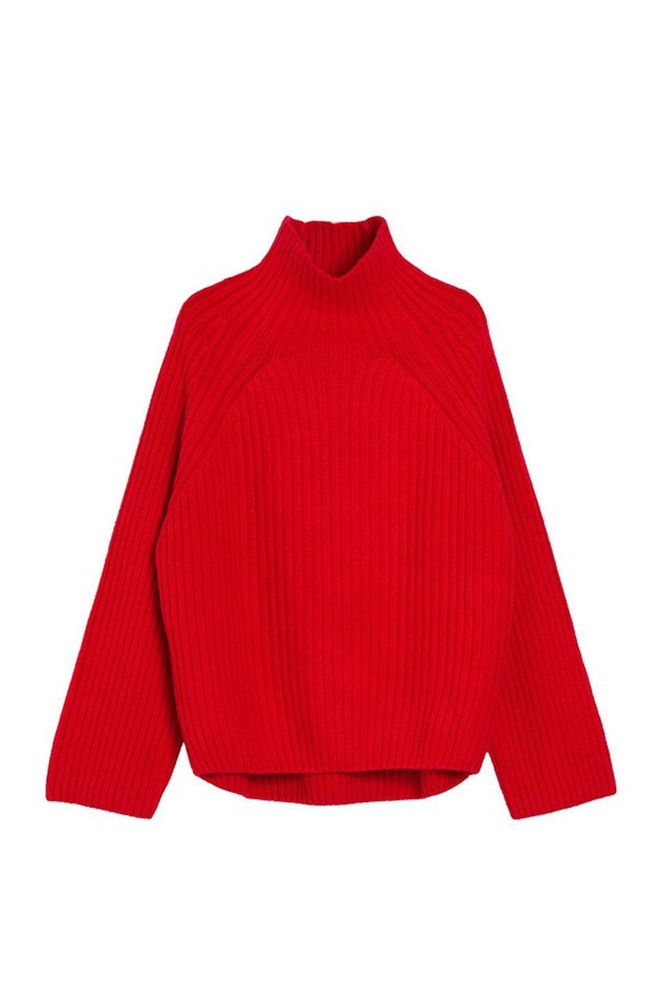 MICALLE MICALLE-Rib Knit Sweater-NOWALL