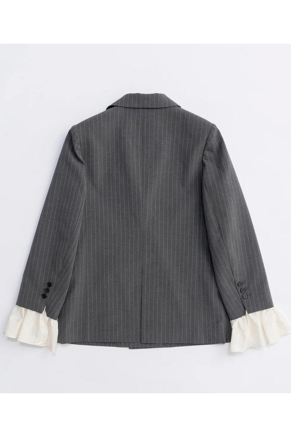 MAISON SPECIAL-Ruffle Sleeves Jacket-NOWALL