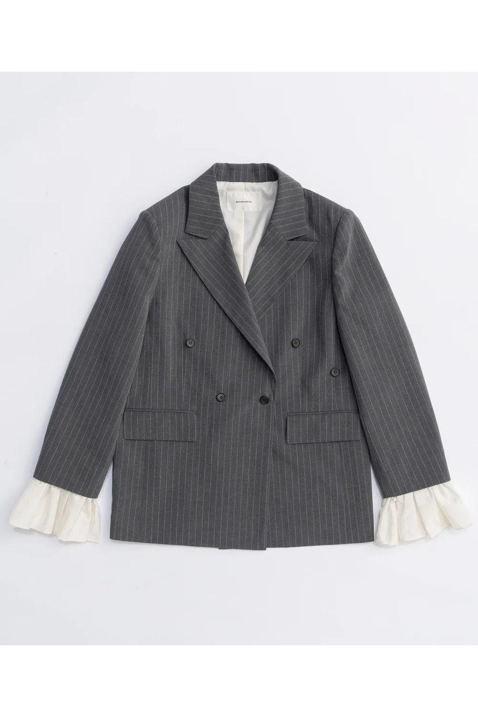 Ruffle Sleeves Jacket