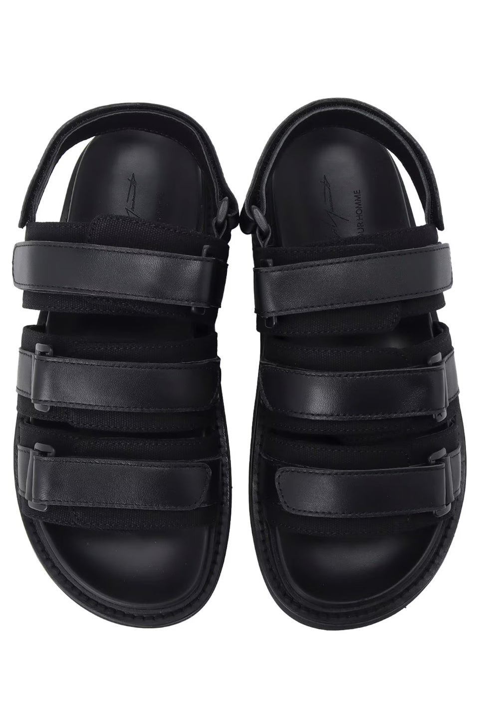 Yohji Yamamoto POUR HOMME-SHEEP/C Canvas Footbed Sandal-NOWALL