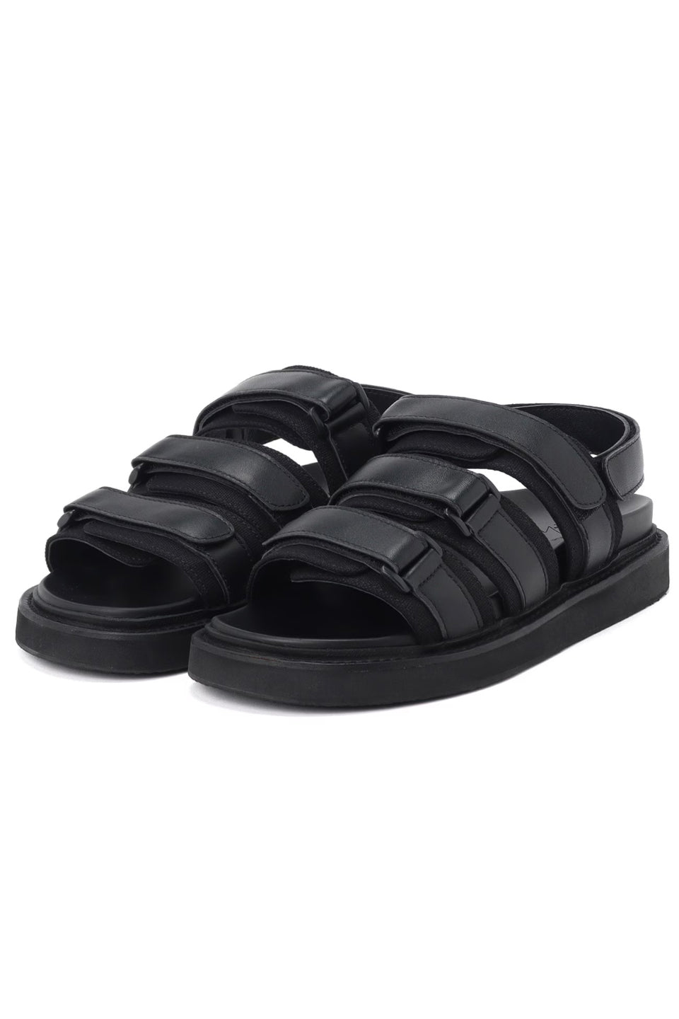 Yohji Yamamoto POUR HOMME-SHEEP/C Canvas Footbed Sandal-NOWALL